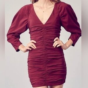 Do + Be maroon mini dress size‎ small NWT